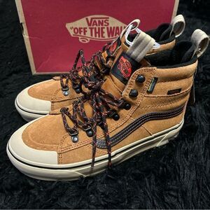 VANS MTE sk8-hi top insulated waterproof ultracush suede lace up boots shoes 8